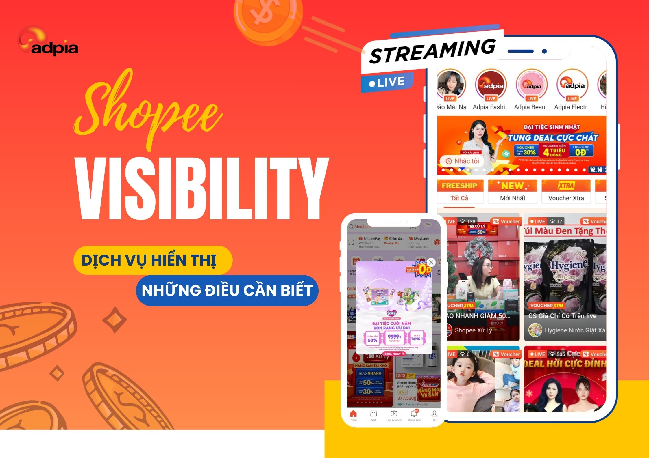 Shopee Visibility là gì? Dịch vụ tăng hiển thị Shopee từ Adpia MCN 2025